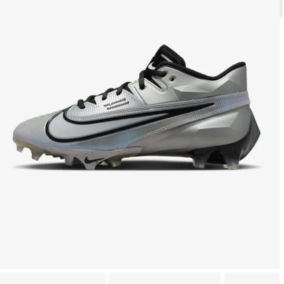 NIKE VAPOR EDGE ELITE 360 2 GREY FOOTBALL CLEATS MENS DA5457-002 NFL no box - Picture 3 of 11